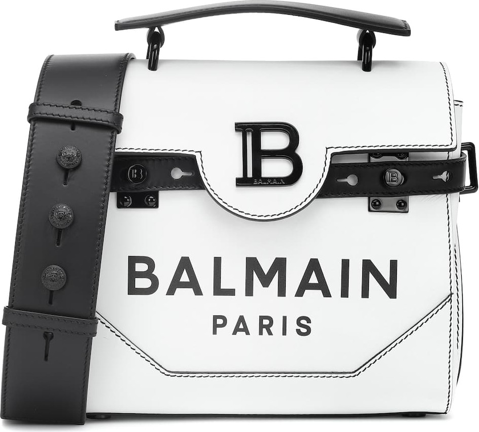 Balmain B-Buzz 23 leather tote