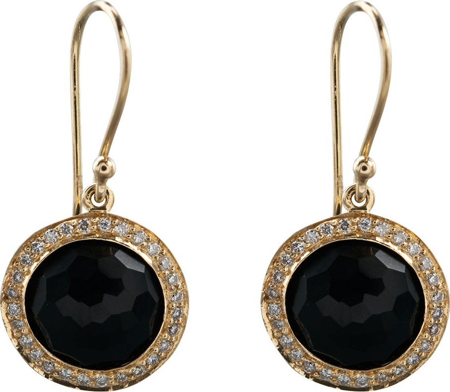 IPPOLITA Mini Lollipop Earrings, Onyx