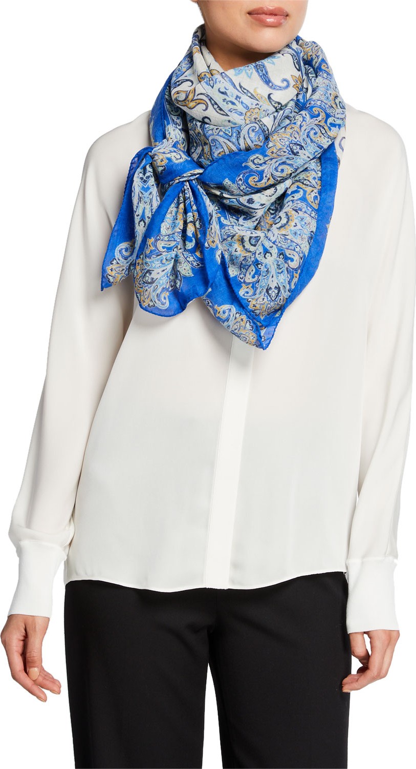 Etro Bombay Paisley Scarf