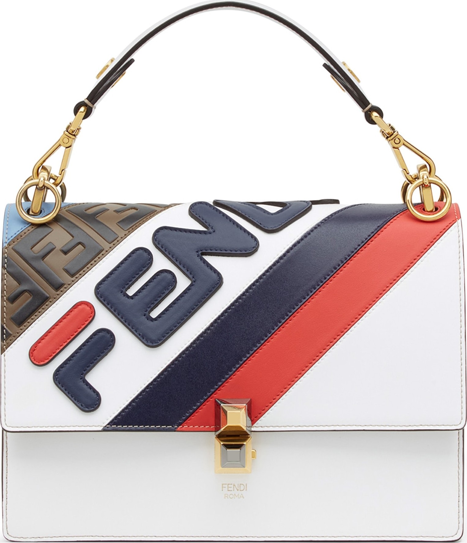 Fendi x FILA Kan I Mania Logo Shoulder Bag