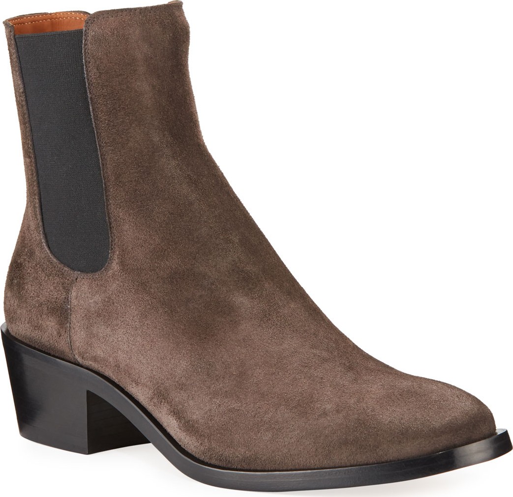 Givenchy Men's Bowery Suede Chelsea Boots