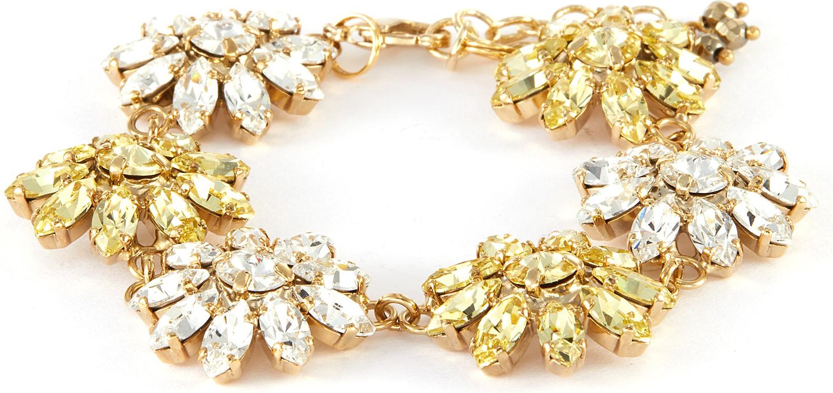Rosantica Utopia' bi colour crystal embellished bracelet