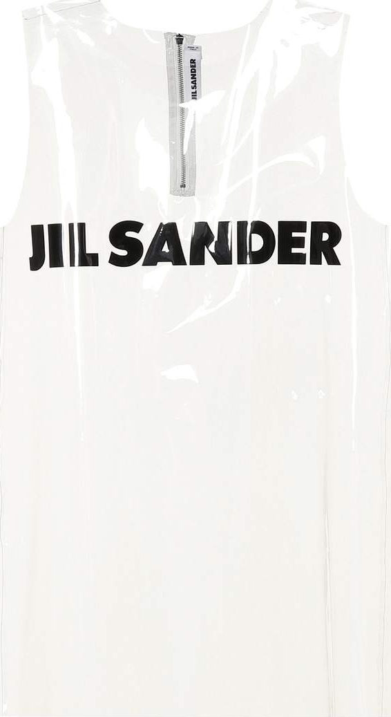 Jil Sander Transparent logo tank top