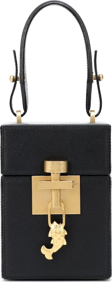 Oscar De La Renta Alibi Mini leather tote