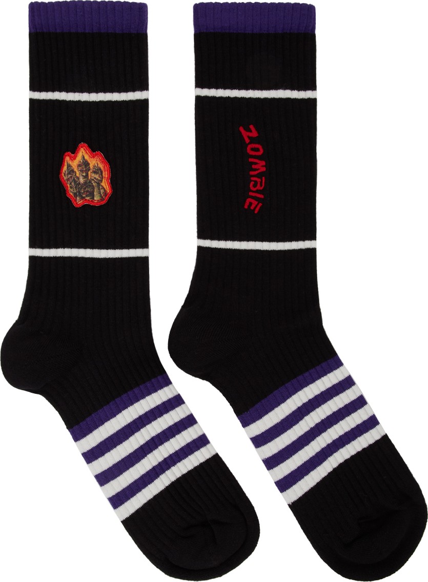 Acne Studios Black Monster in My Pocket Edition Konster Socks