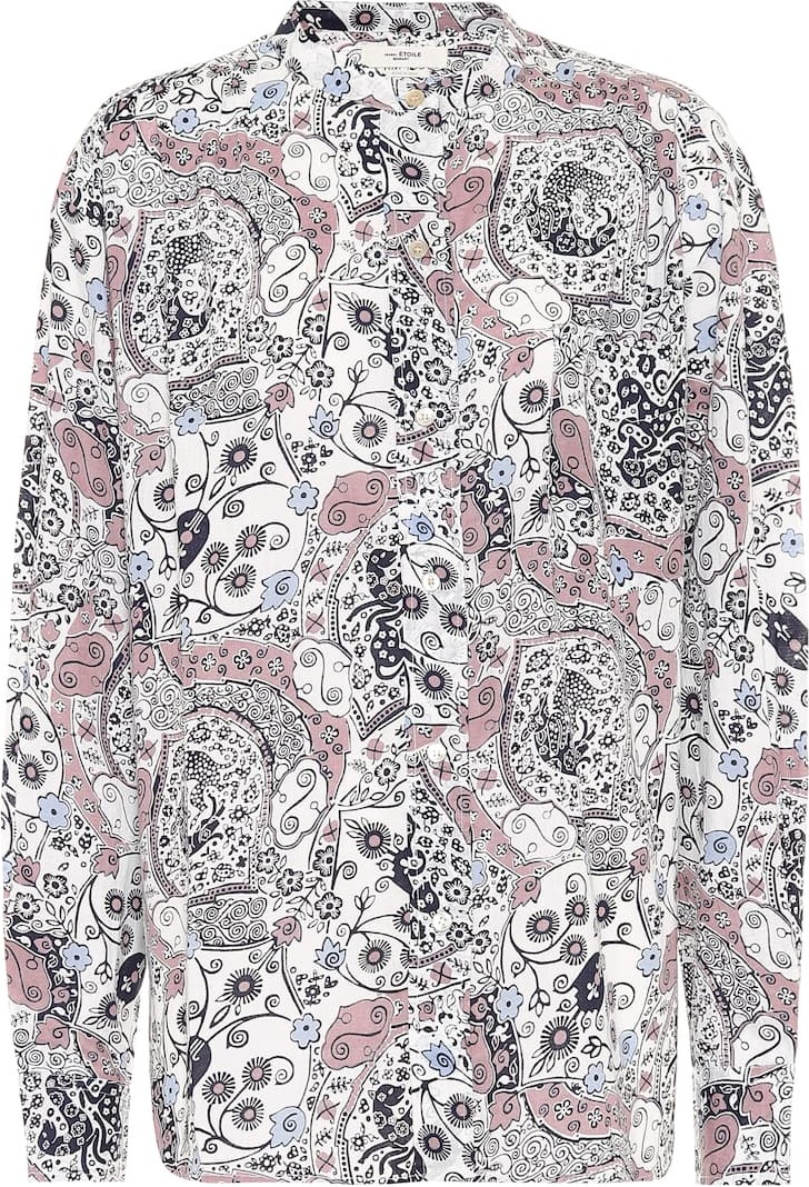 Isabel Marant Etoile Printed cotton blouse