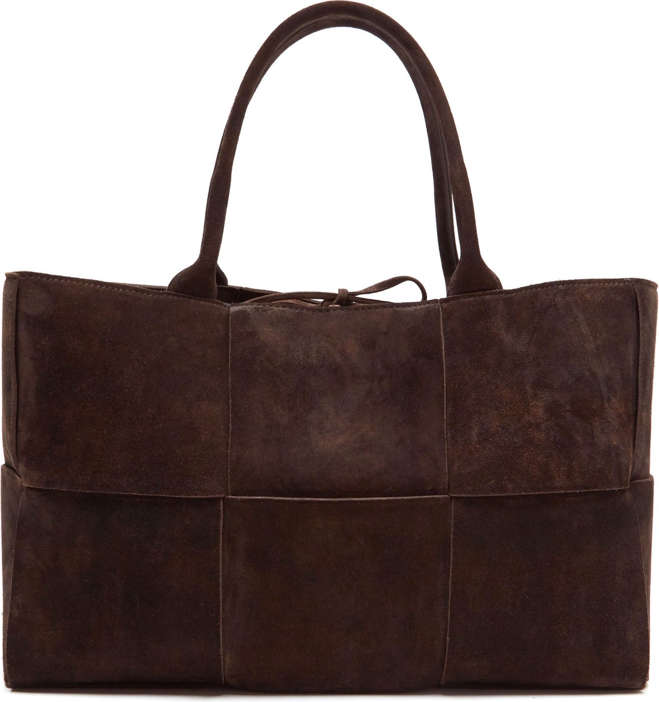 Bottega Veneta Arco Intrecciato suede tote bag