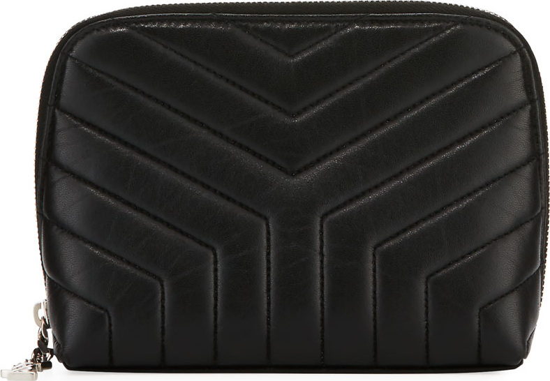 Saint Laurent Loulou Teardrop Small Quilted Cosmetics Bag