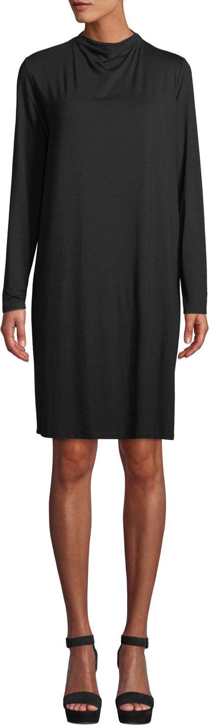 Eileen Fisher Lightweight Viscose Jersey Dress