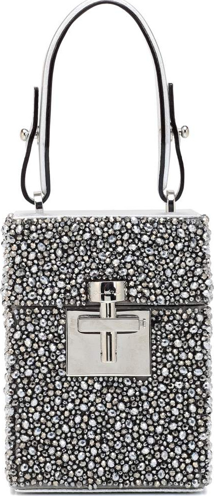 Oscar De La Renta Alibi Mini beaded bucket bag
