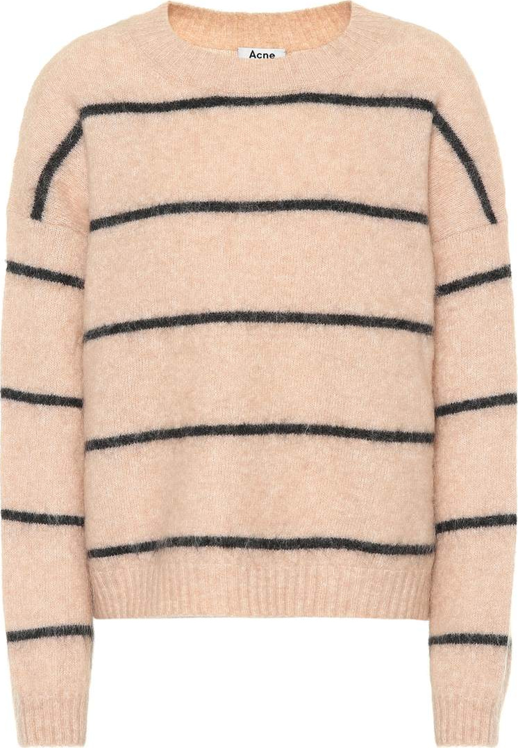 Acne Studios Rhira striped mohair-blend sweater