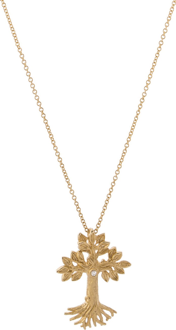 Michael Aram Armenian Tree of Life Cross Pendant Necklace in 18K Yellow Gold