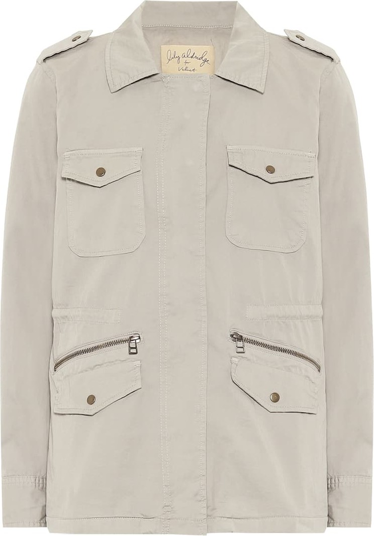 Velvet By Graham & Spencer Ruby cotton-twill jacket