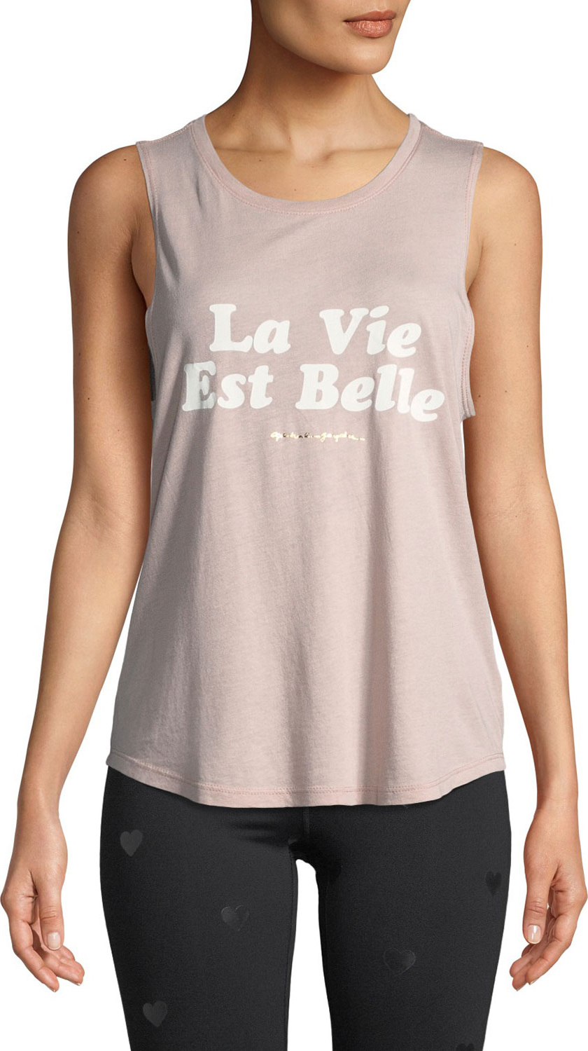 Spiritual Gangster Belle Graphic Muscle Tank