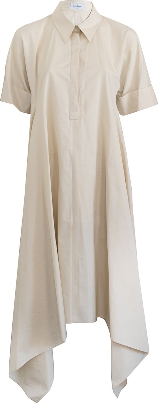 Salvatore Ferragamo asymmetric Shirt Dress