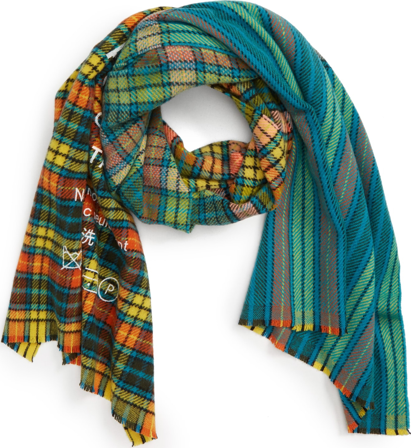 Acne Studios Check Wool Scarf