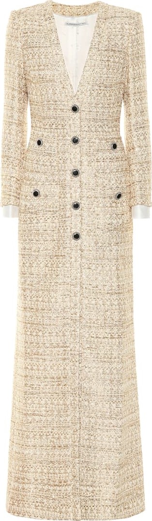 Alessandra Rich Sequined tweed dress
