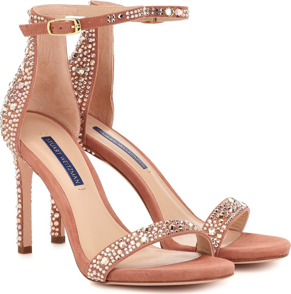 Stuart Weitzman Nudistsong embellished sandals