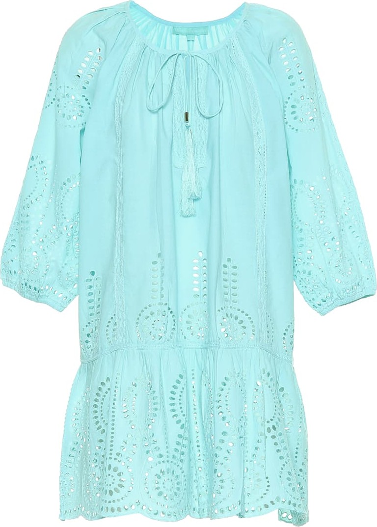 Melissa Odabash Ashley embroidered cotton cover-up