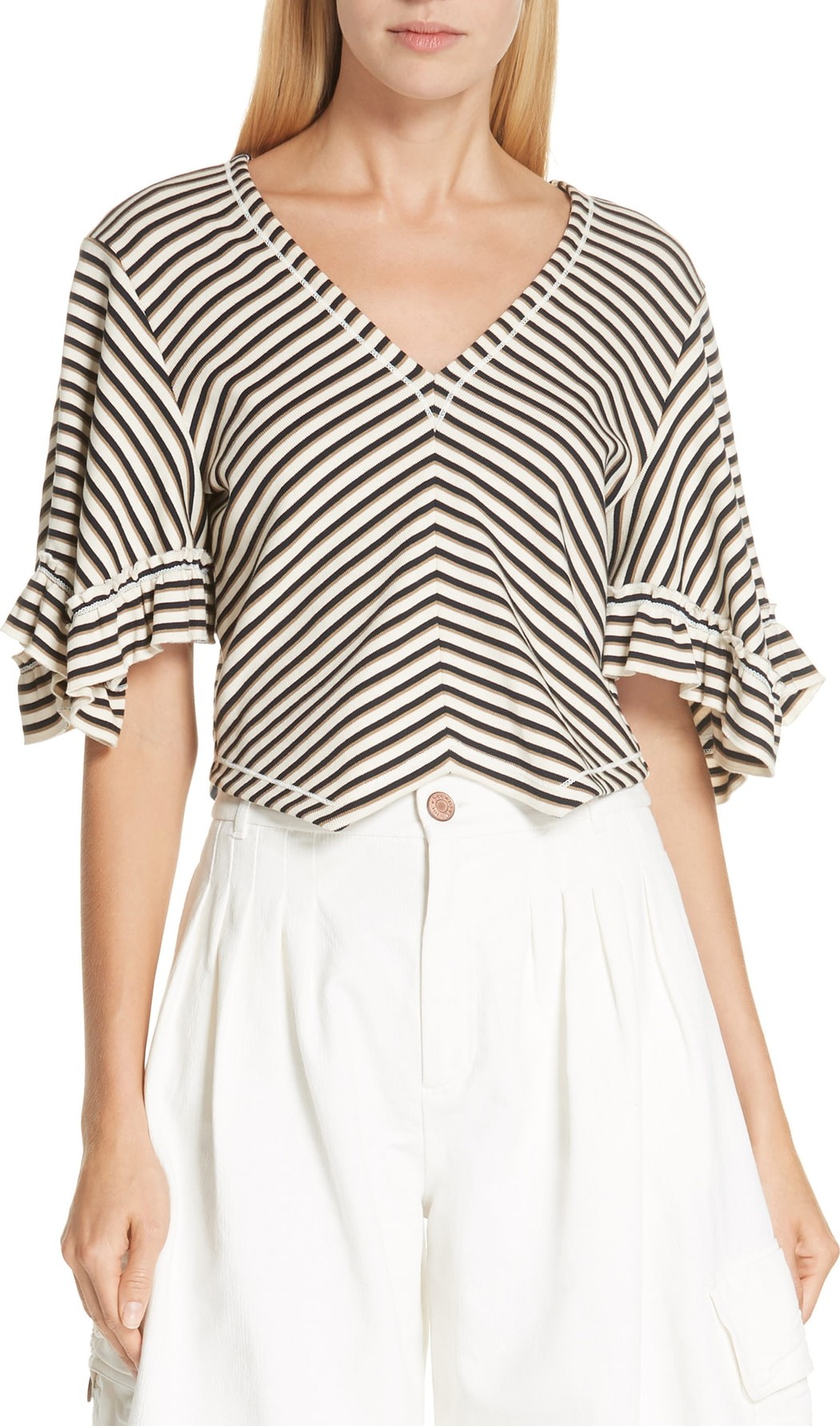 See By Chloé Stripe Top