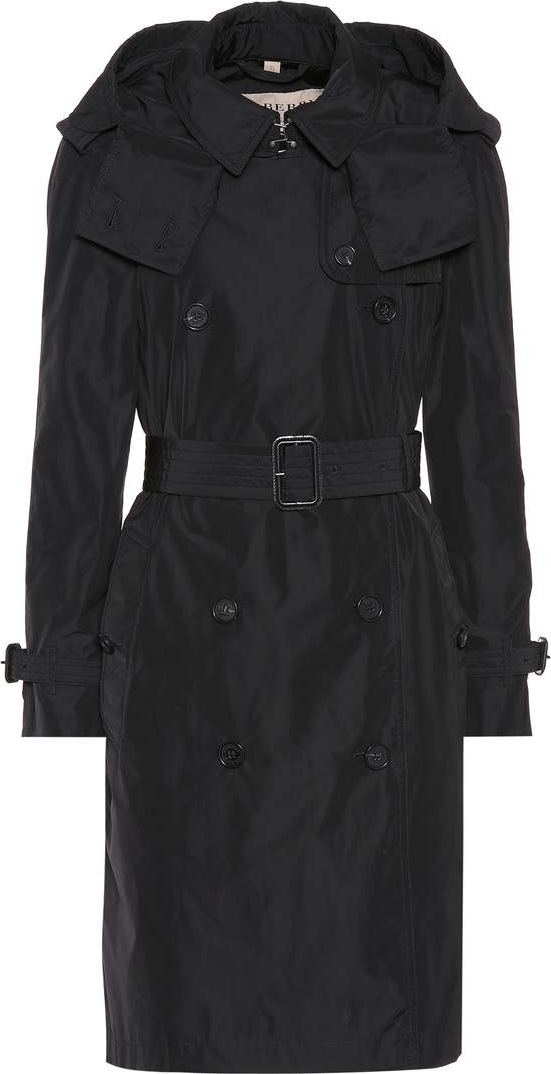 Burberry London England Detachable hood trench coat