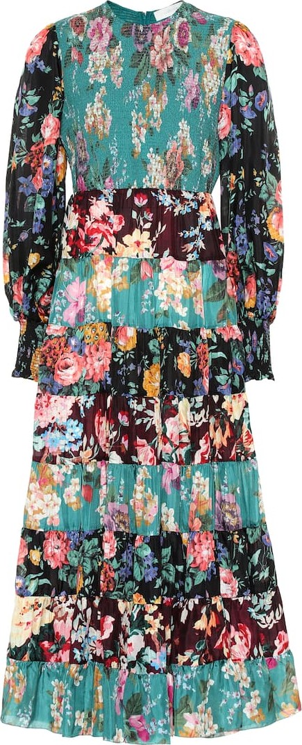 Zimmermann Allia floral silk maxi dress