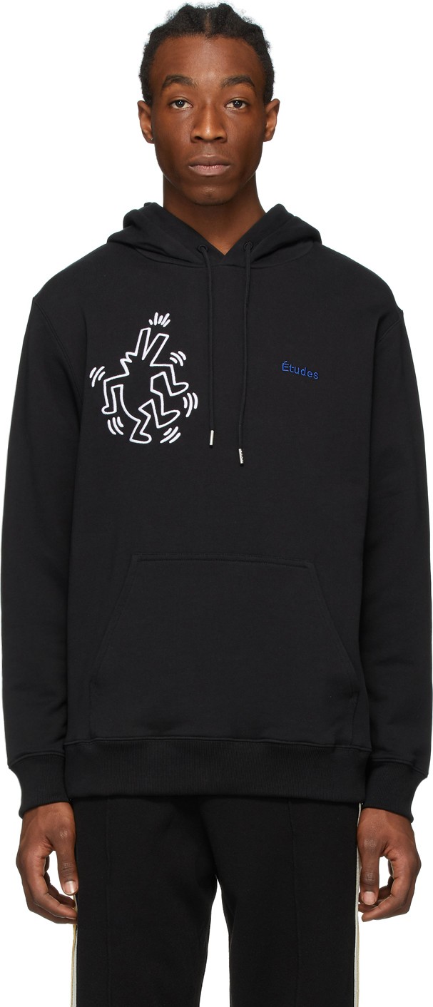 Etudes Black Keith Haring Edition Klein Hoodie