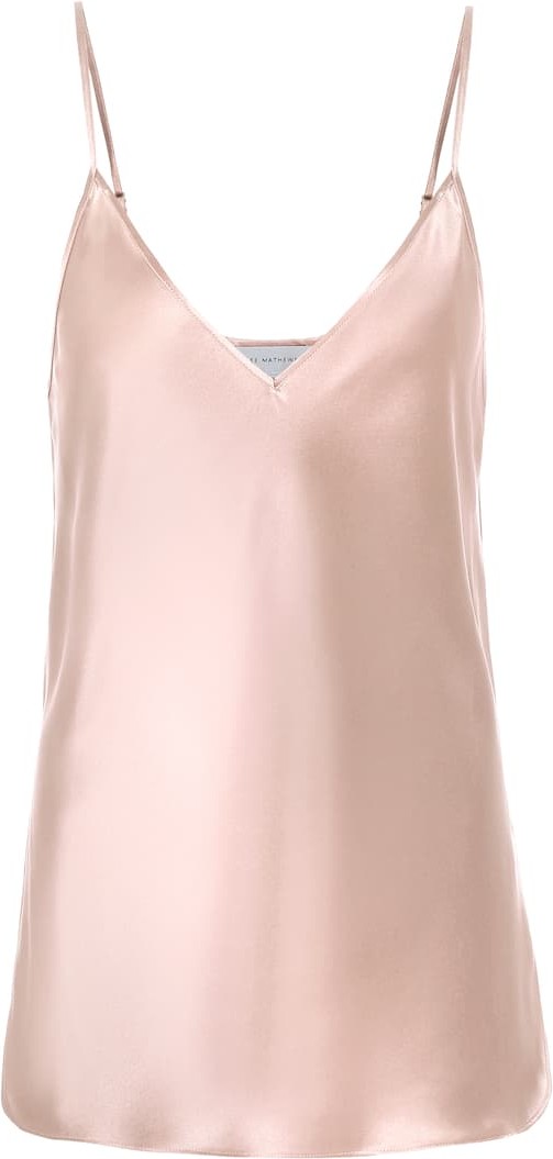Lee Mathews Stella silk-satin top