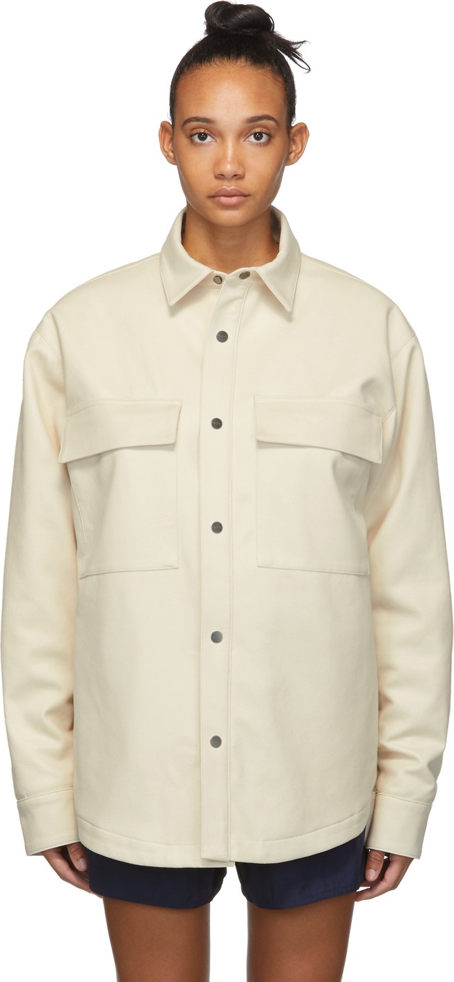 Fear of God Off-White Faux-Suede Shirt
