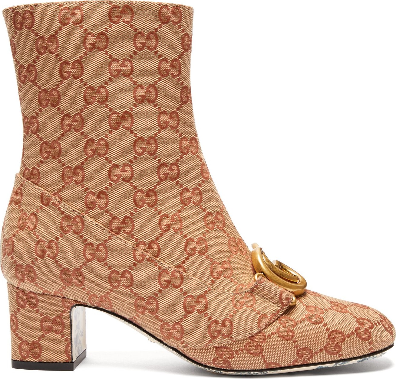 Gucci Victoire GG-canvas ankle boots