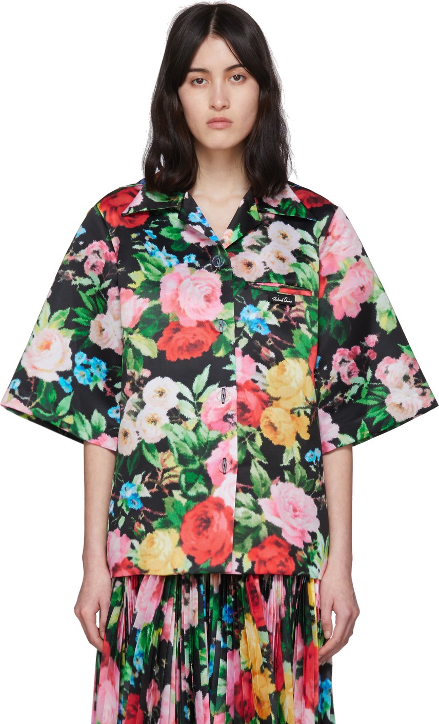 Richard Quinn Multicolor Floral Hawaiian Shirt
