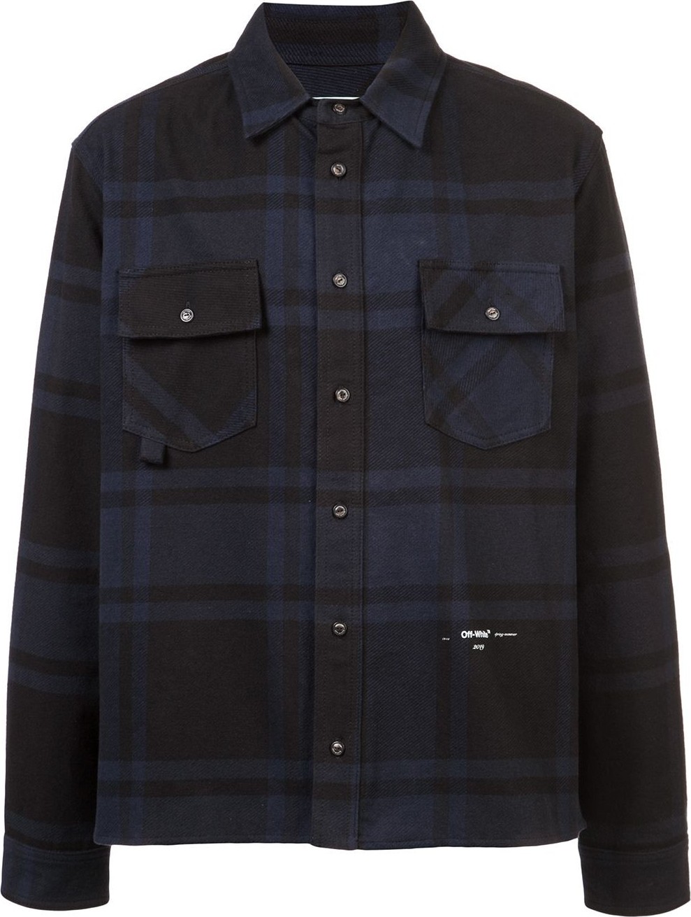 Off White check pattern shirt