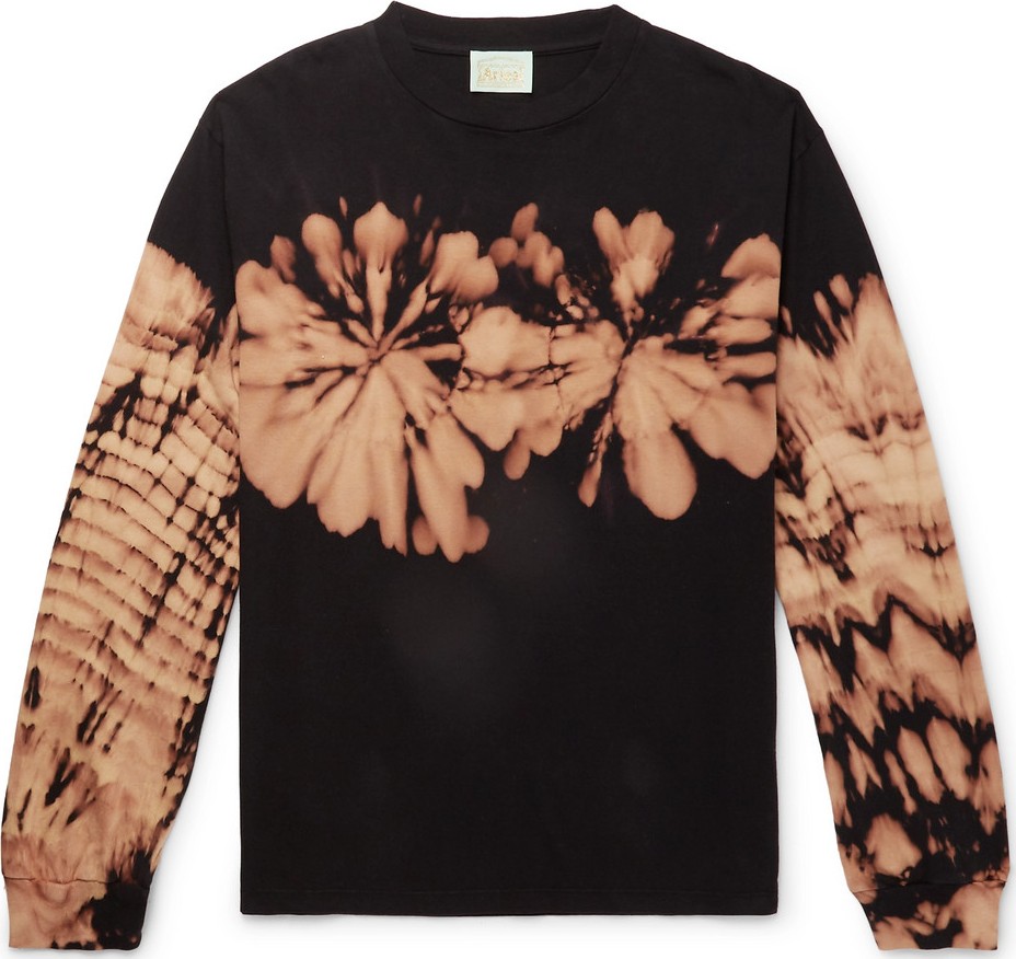 Aries Printed Tie-Dyed Cotton-Jersey T-Shirt