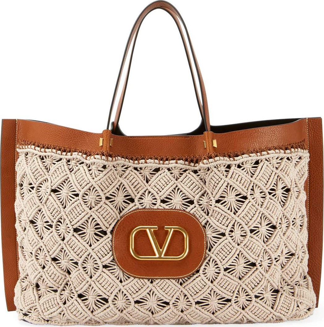 Valentino Go Logo Escape Large Tote Bag