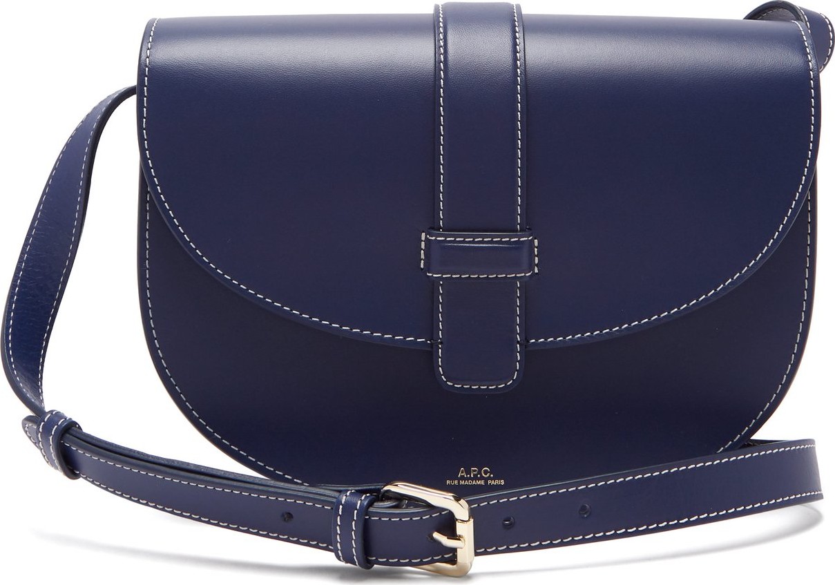 A.P.C. Eloise leather saddle bag