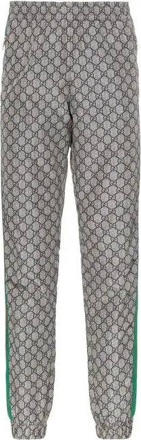 Gucci GG Supreme print web sweat pants
