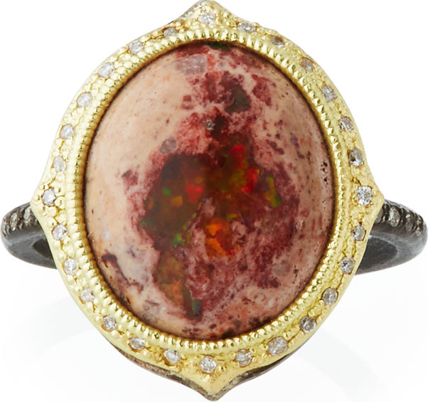 Armenta Old World Mexican Fire Opal Ring
