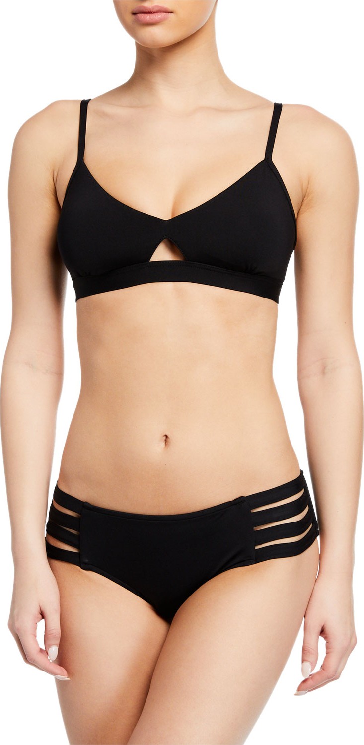 Seafolly Solid Cutout Bralette Bikini Top