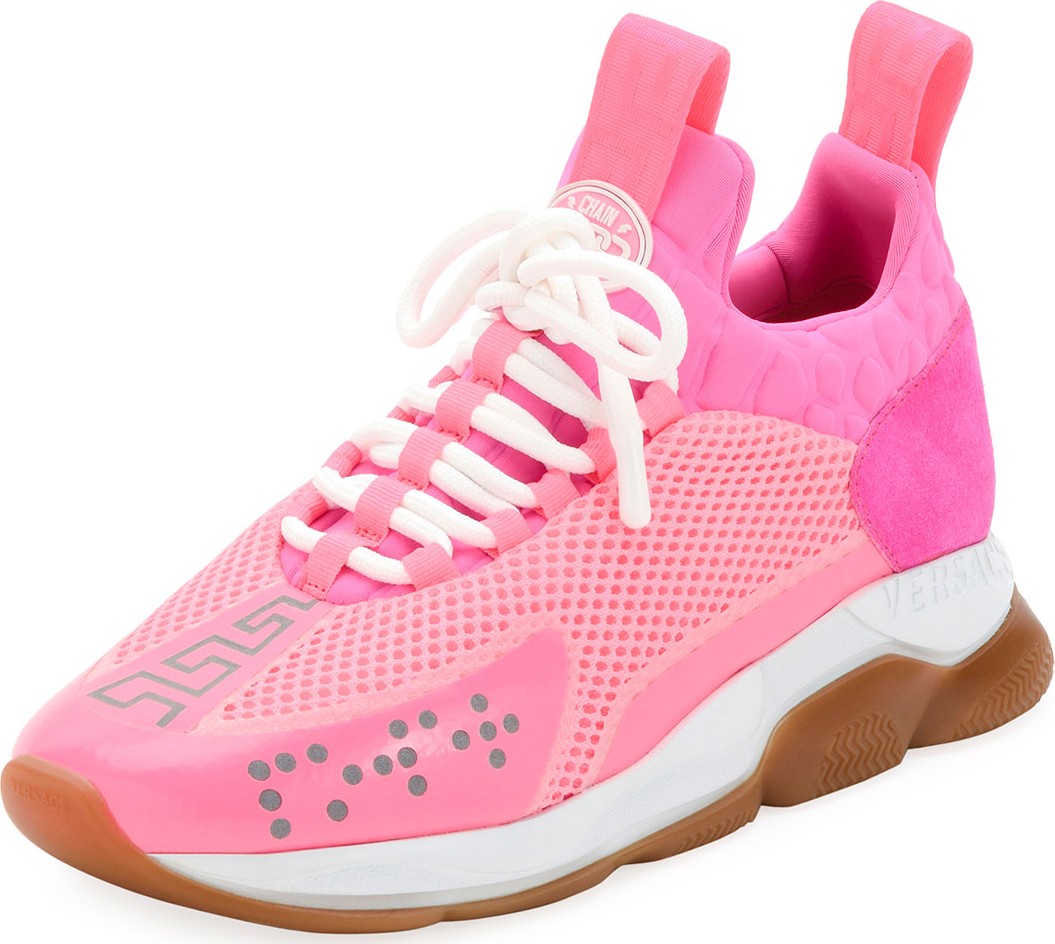 Versace Neoprene Cross Chainer Sneakers