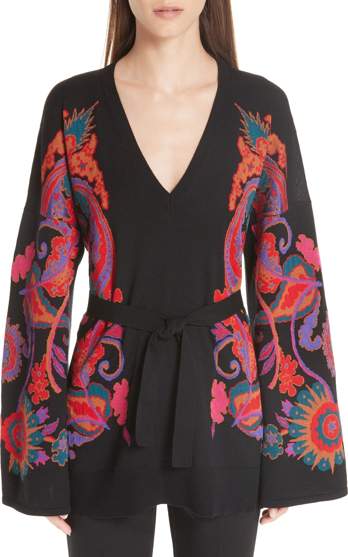 Etro Paisley Jacquard Sweater