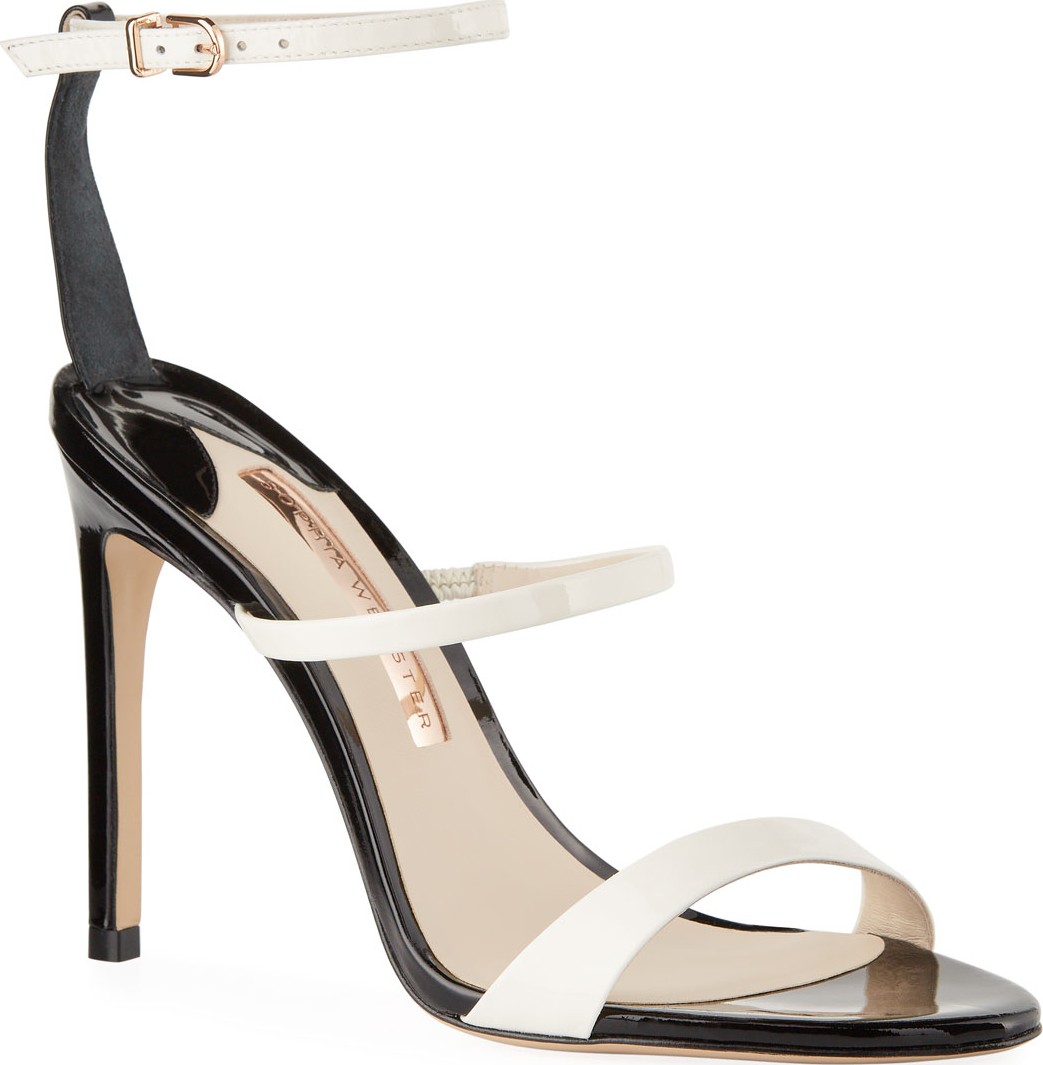 Sophia Webster Rosalind Bicolored Leather Sandals