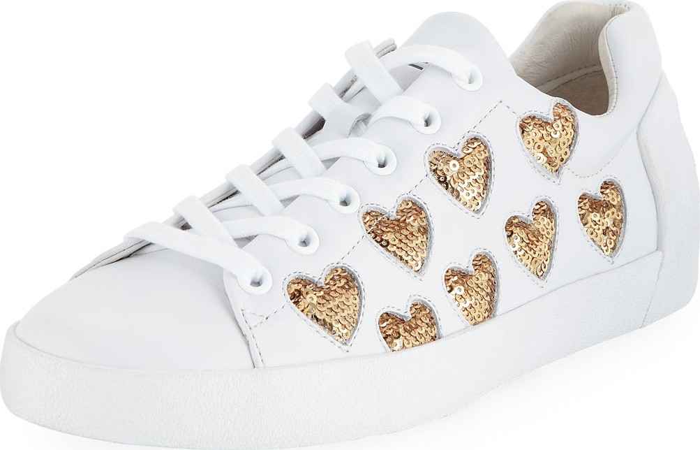ASH Nikita Hearts Low-Top Sneaker