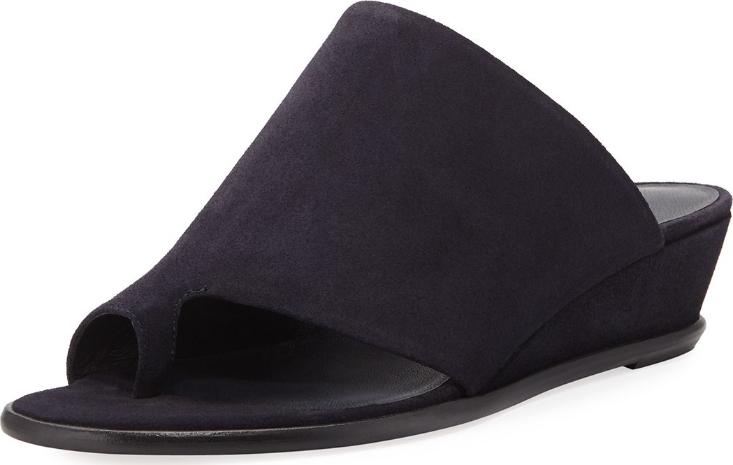 Vince Darla Suede Wedge Sandals