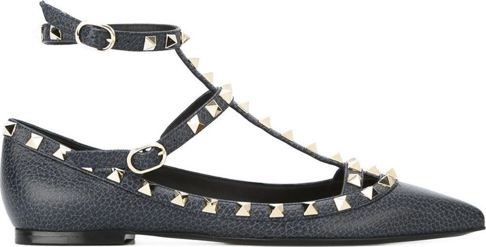 Valentino 'Rockstud' ballerinas