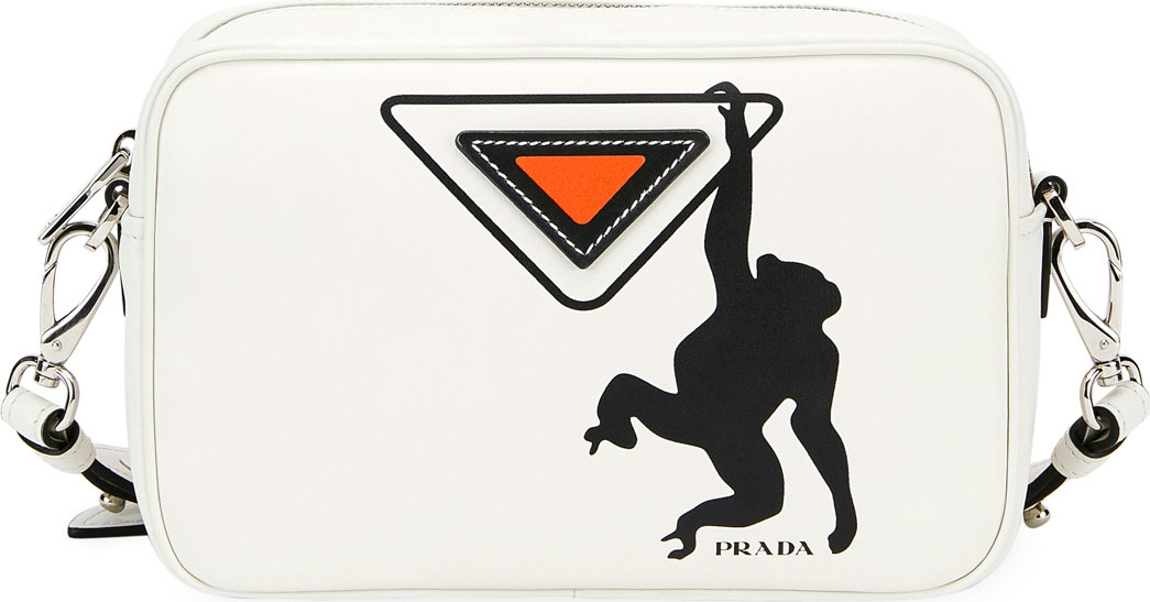 Prada Prada City Calf Logo Camera Bag
