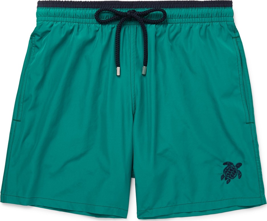 Vilebrequin Mokami Slim-Fit Mid-Length Embroidered Swim Shorts