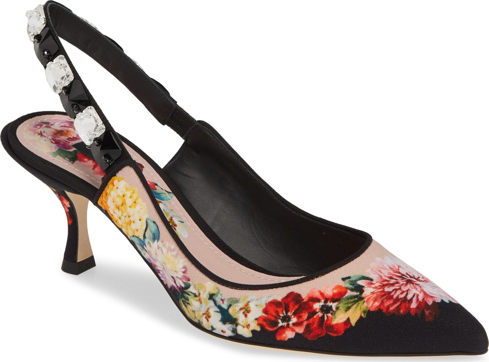 Dolce & Gabbana Floral Slingback Pump