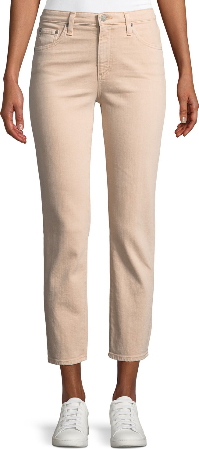 AG Jeans Isabelle Cropped Straight-Leg Jeans