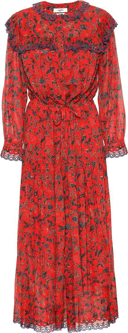 Isabel Marant Etoile Eina printed cotton midi dress