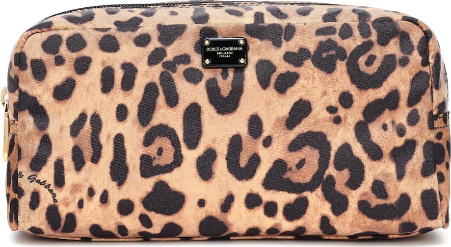 Dolce & Gabbana Leopard print cosmetics case